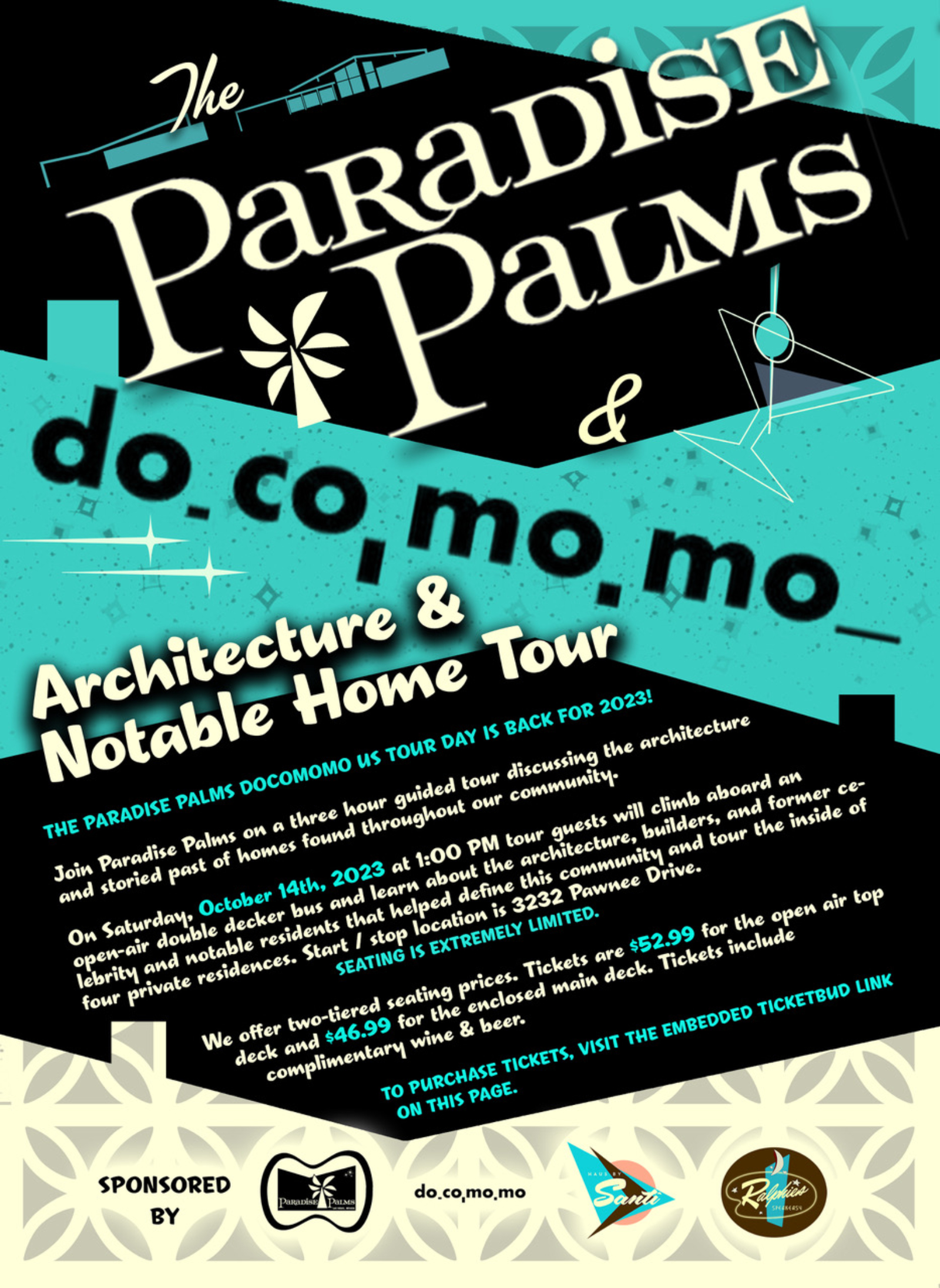 Paradise Palms tour poster