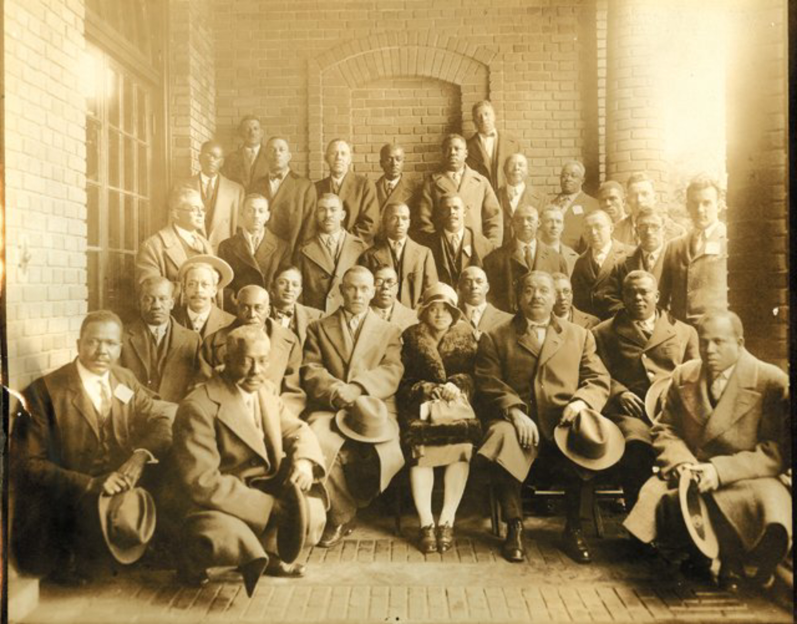 ethel furman was the only woman at the 1928 Hampton Institute annual Negro Contractors' Conference