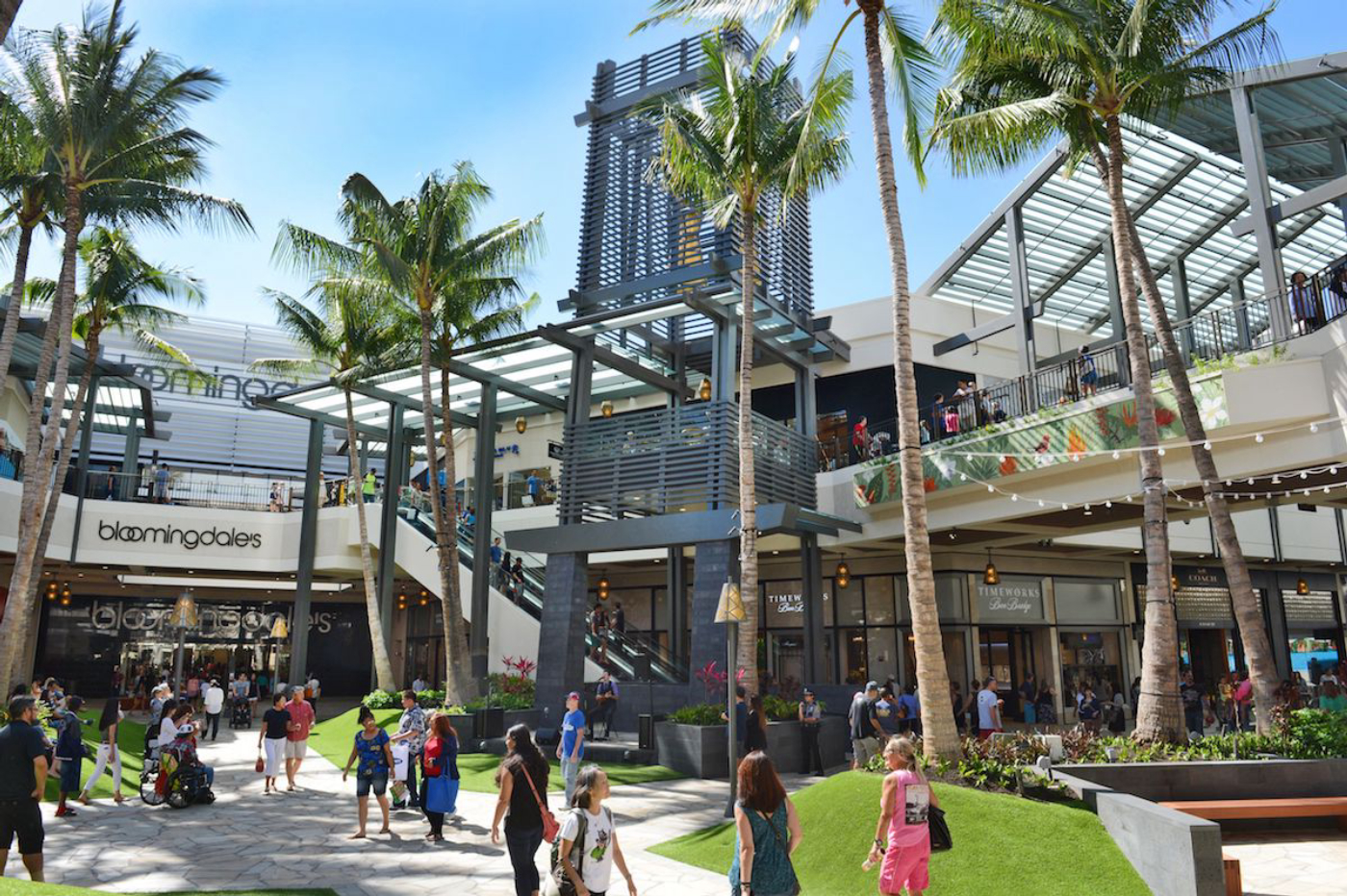 Ala Moana Center Rerearranged